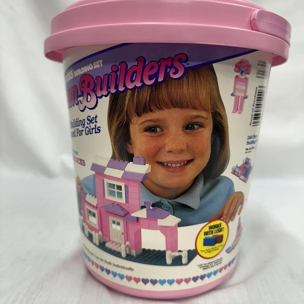 1990 Tyco Super Blocks Dream Builders INCOMPLETE Set 5420 Girls Compatible w Leg